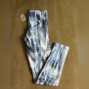 Justice Blue Tie-Dye girls leggings